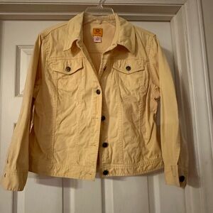 Ruby Rd. Yellow Denim Jacket
